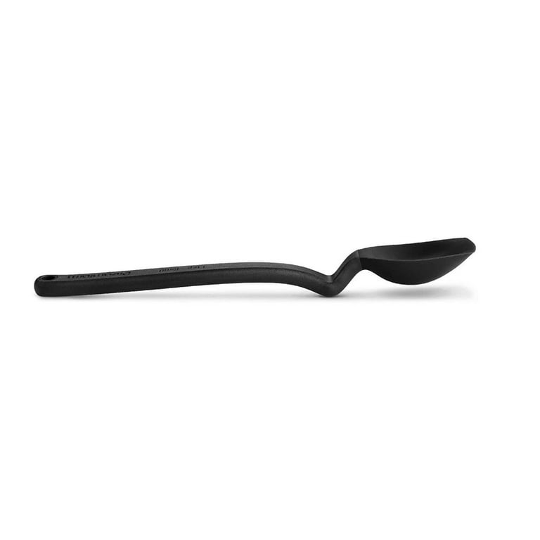 Dreamfarm Mini Supoon | Non-Stick Silicone Sit Up Scraping & Cooking Spoon  with Measuring Lines | Black