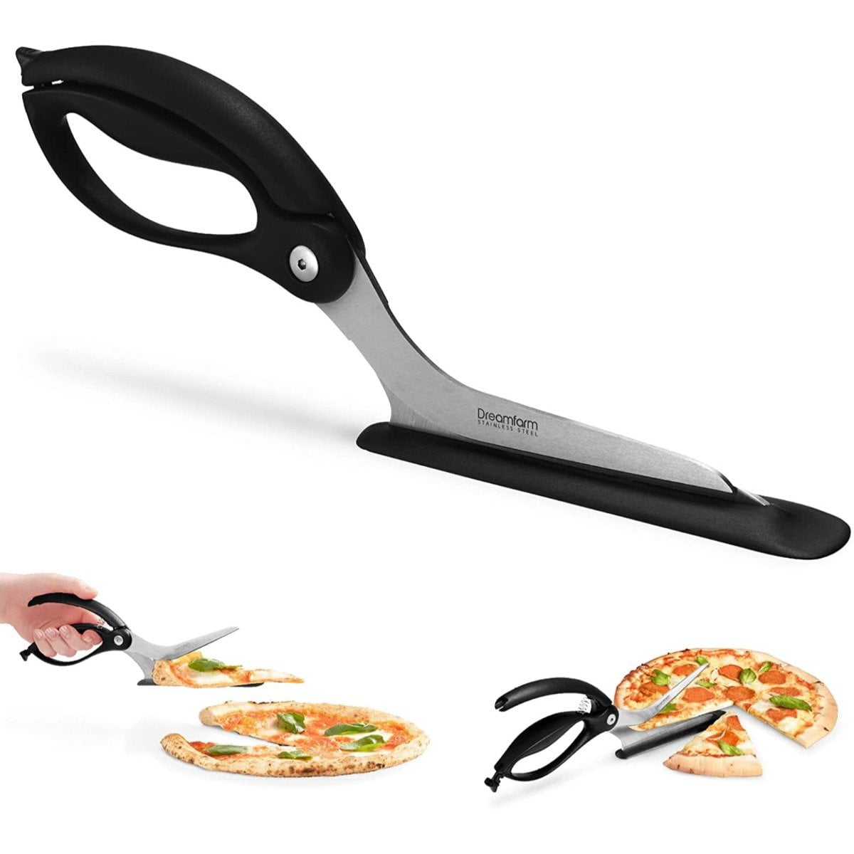 Dreamfarm Scizza Pizza Cutting Scissors | Black, 0.48lb