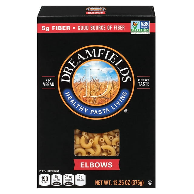 Dreamfields Pasta Flavor: Elbows, Size: case of 12 boxes