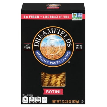 Dreamfields Pasta Flavor: Rotini, Size: case of 12 boxes