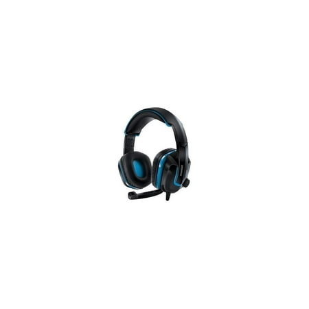 PlayStation 4 Accessory: Wired Headset - DreamGear GRX - 440 with Boom Mic - Black & Blue: Compatible with PS5