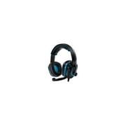 PlayStation 4 Accessory Wired Headset - DreamGear GRX - 440 with Boom Mic - Black & Blue Compatible with PS5