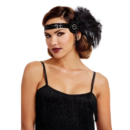Flapper Headpiece Adult Costume Accessory