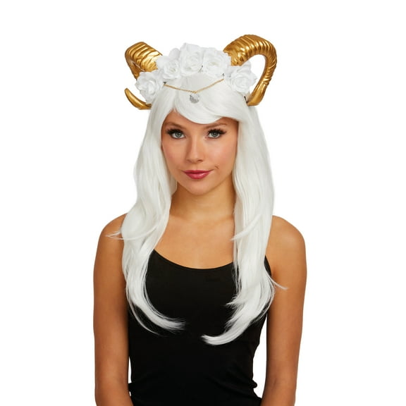 Dreamgirl Gilded Rams Horns Headpiece