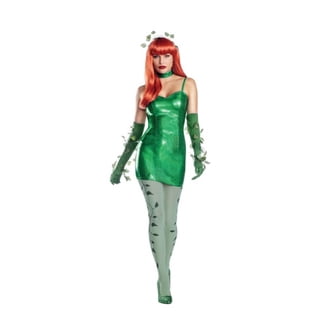 white christmas dresses POISON IVY COSTUME, HALLOWEEN OUTFIT, FANCY DRESS, GREEN CORSET