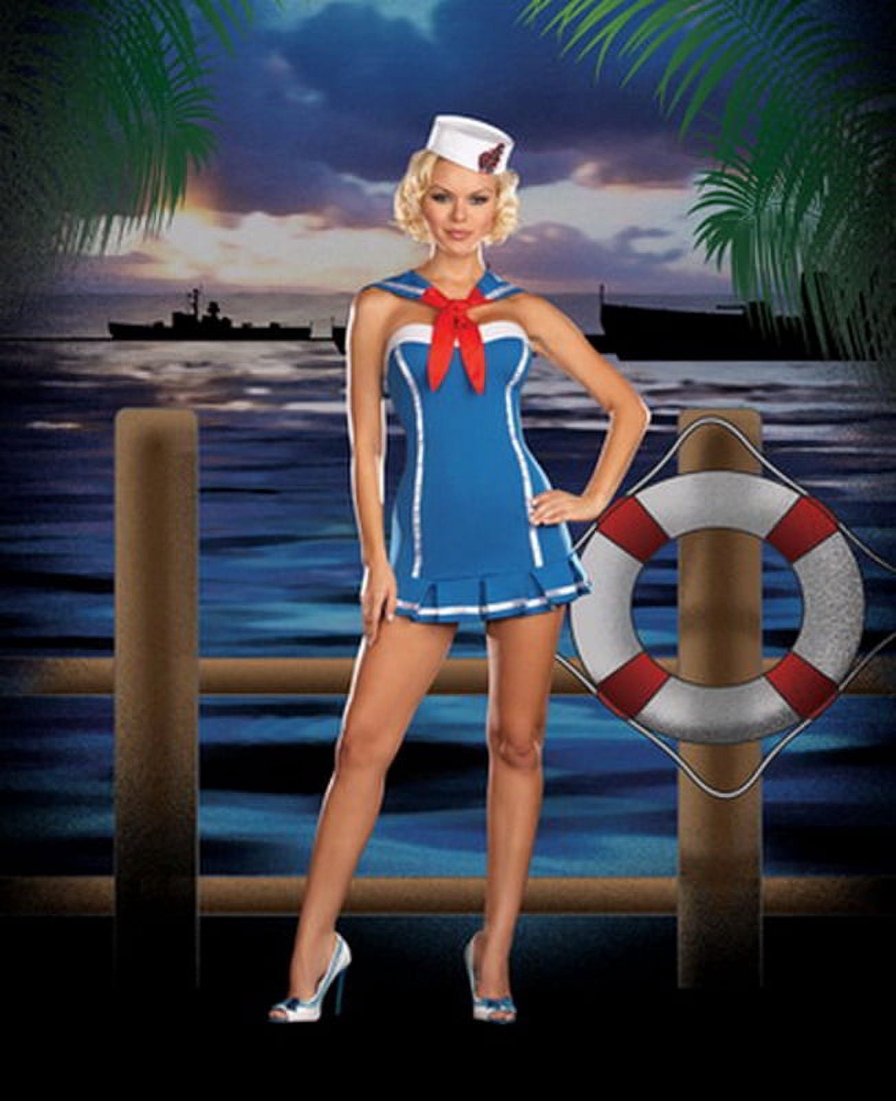 Dreamgirl RL5953XL Women's Sailor Costume