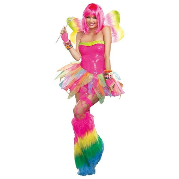 Dreamgirl RL9566XL Women's Rainbow Fairy Costume - Extra Large