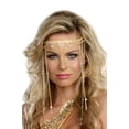 thumbnail image 1 of Adult size Golden Shimmer Rhinestone Headpiece - Costume Accessory - 2 styles, 1 of 3