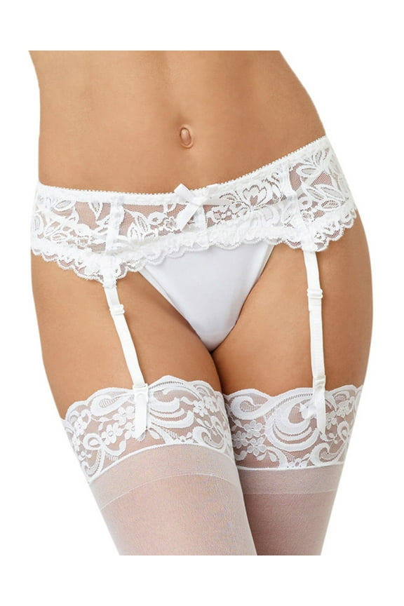 Stretch Lace Garter Belt