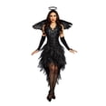 thumbnail image 1 of Dreamgirl Women's Luxurious Angel Of Darkness Costume Dress, 1 of 2