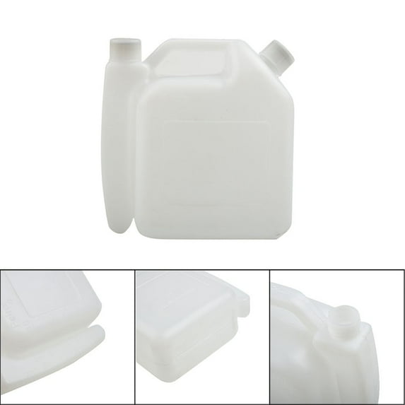Dreamhall 1.0L Gas Pertrol Fuel Oil Mix Mixing Bottle Gasoline Chainsaw Trimmer 25:1/50:1 White