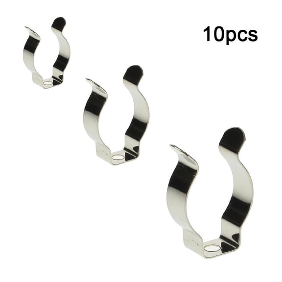 Dreamhall 10 Pcs Narrow Base Tool Spring Terry Clips Heavy Duty Tool Storage Hangers
