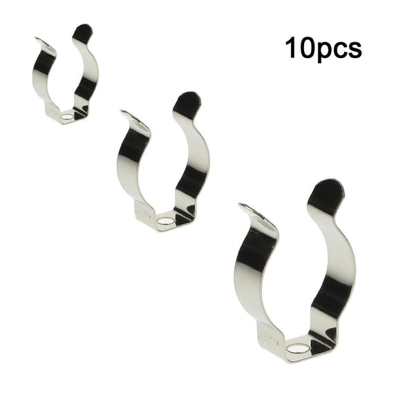 Dreamhall 10 Pcs Narrow Base Tool Spring Terry Clips Heavy Duty Tool Storage Hangers