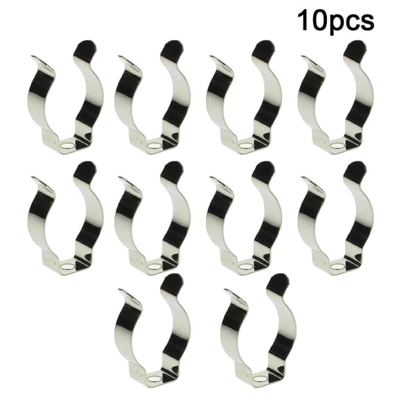 Dreamhall 10 Pcs Narrow Base Tool Spring Terry Clips Heavy Duty Tool Storage Hangers