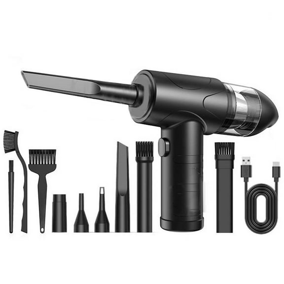 Dreamhall 100000Rpm Compress Air Electric Duster with Led Light RechargeableCleaning Kit