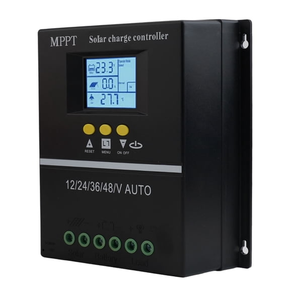 Dreamhall 100A Mppt 100A 80A 60A Solar Charge Controller 12V 24V 36V 48V Solar Panel Acid/Lithium Battery Regulator Dual Usb,60A