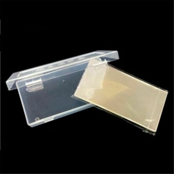 Dreamhall 100Pcs Clear Paper Money Holder with Storage Case, Bill Protector Slab Holder, Album Banknotes Currency Collection Sleeves Protector Bag Clear