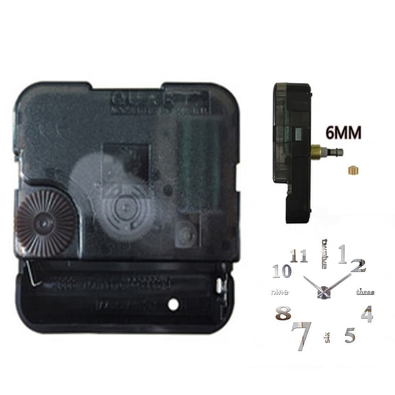 Dreamhall 12888 Swing Mute Movement Clock Movements 3D High Torsion Mute Plastic Core Black