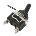 thumbnail image 1 of Dreamhall 12V Heavy Duty Toggle Flick Switch On/off Toggle Switch Rocker Switch for Car Dash Light Metal 12 Volt Spst 2 Terminal Pin, 1 of 10