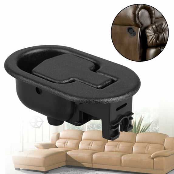 Dreamhall 1Pc Recliner Replacement Parts Durable Plastic Handle Recliner Chair Sofa Couch Release Lever Replacement Pull Handle Black