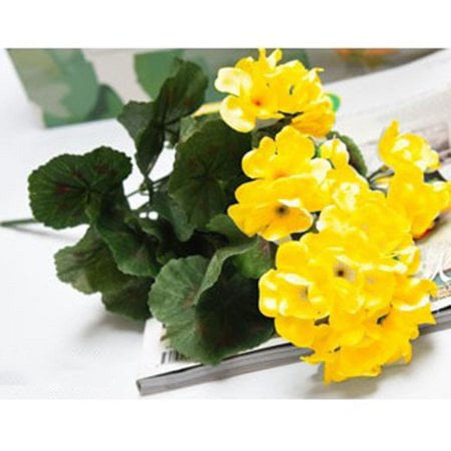 Dreamhall 36cm Artificial Geraniums Silk Flowers Outdoor UV Resistant