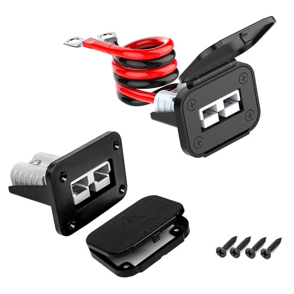 Dreamhall 50Abattery Quick Wire Connector Battery for anderson Connector for Winch Trailer,B