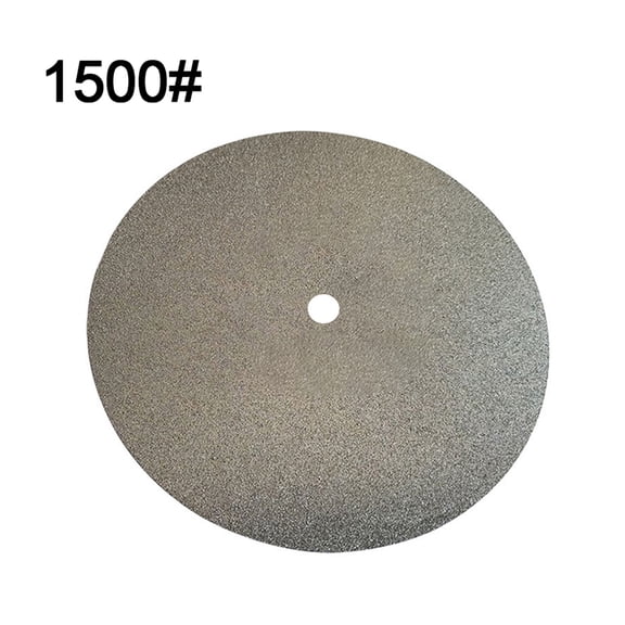 Dreamhall 8 inchs/200Mm Diamond Coated Lapping Disc Grit 45-3000 1/2" Hole Flat Lap Wheel Abrasive Grinding Disc for Gemstone/Jewelry/Rock,1500#