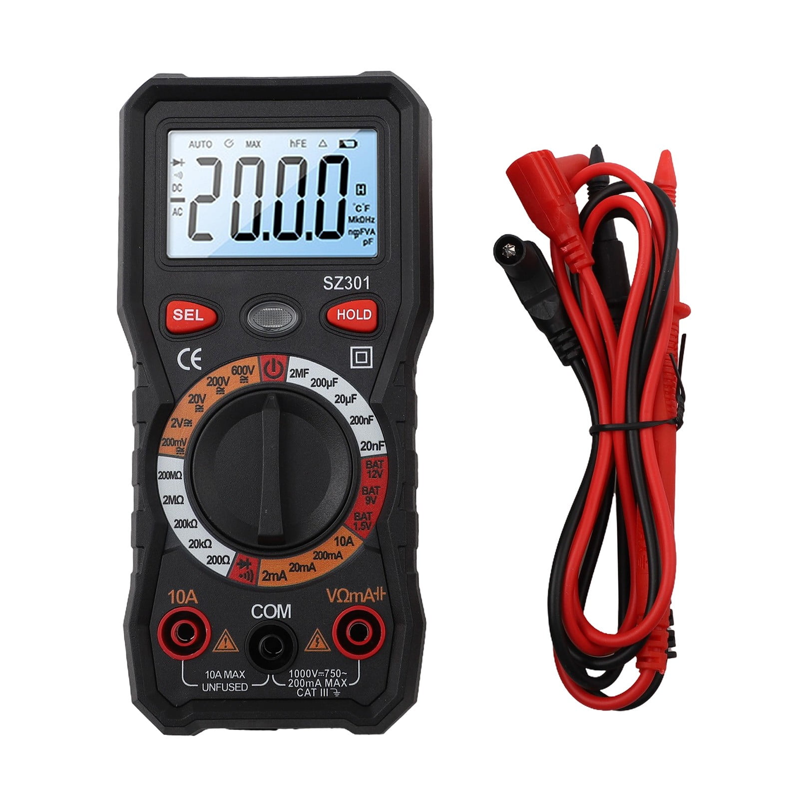 Dreamhall Aneng Sz302 Digital Multimeter Ac/Dc Voltage Current ...