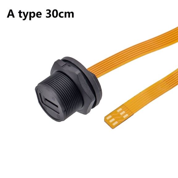 Dreamhall E13 Threaded Ip67 Waterproof Connector Sim Socket Flexible Extension Cable,A type 30cm