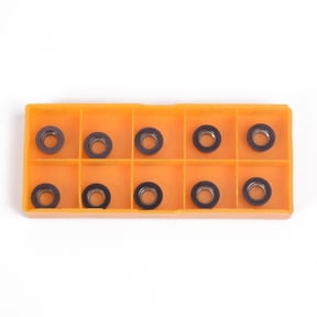 Dreamhall Heavy Duty Processing Carbide inserts Tool for Machining 10Pcs insert Set Cast Iron Work Tools Easy Blade Replacement
