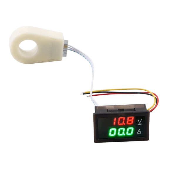 Dreamhall High Accuracy Hall Digital Voltmeter Ammeter Dual Display Dc0300V 50A400A,400A