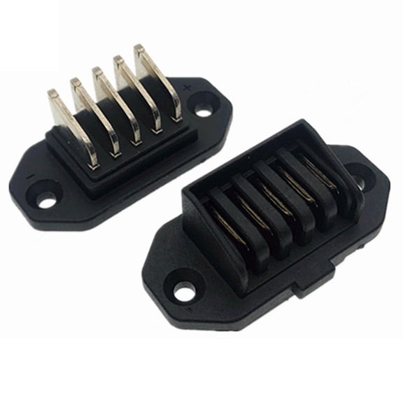 Dreamhall High Current 30A Male Female Socket Battery Connector 5 Pin Adapter Port,Male + female
