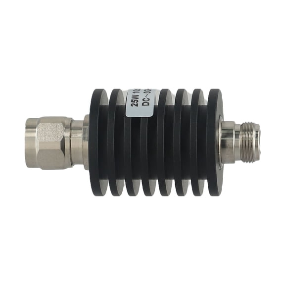Dreamhall High Power N Type Attenuator 25 Watt 50 Ohm Impedance Wide Frequency Range,25W 10DB