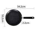 thumbnail image 1 of Dreamhall Nonstick Crepe Pan, Dosa Pan Pancake Flat Skillet Tawa Griddle 7.2-Inch with Stay-Cool Handle Black, 1 of 10