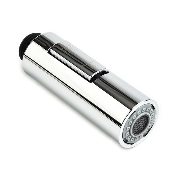 Dreamhall Pull Down Spray Head for Kitchen Faucet, Column Shape Kitchen Bathroom Sink Faucet Replacement Head Silver