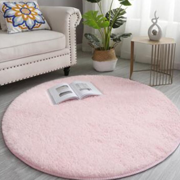 Dreamhall Soft Modern Indoor Large Shaggy Rug for Bedroom Livingroom Dorm Kids Room Home Decorative, Non-Slip Plush Fluffy Furry Fur Area Rugs Comfy Nursery Accent Floor Carpe Pink