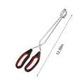 thumbnail image 1 of Dreamhall Stainless Steel Scissor Tongs Long Handle Food Forceps Cooking Baking Bread Food Tong, 13inch L, 1 of 6