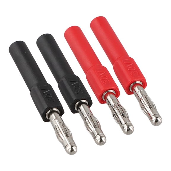 Dreamhall Test Probe Adapter Test Probe Converter 4Mm Male To 2Mm Female Banana Plug Connector Converter Adapter Copper Body