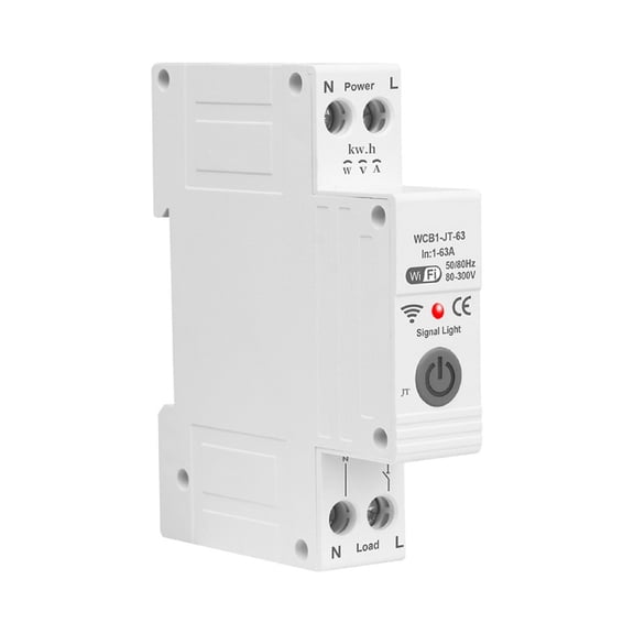 Dreamhall Wifi Smart Circuit Breaker with Power Measurement for Tuya 63A 220V Timer Switch