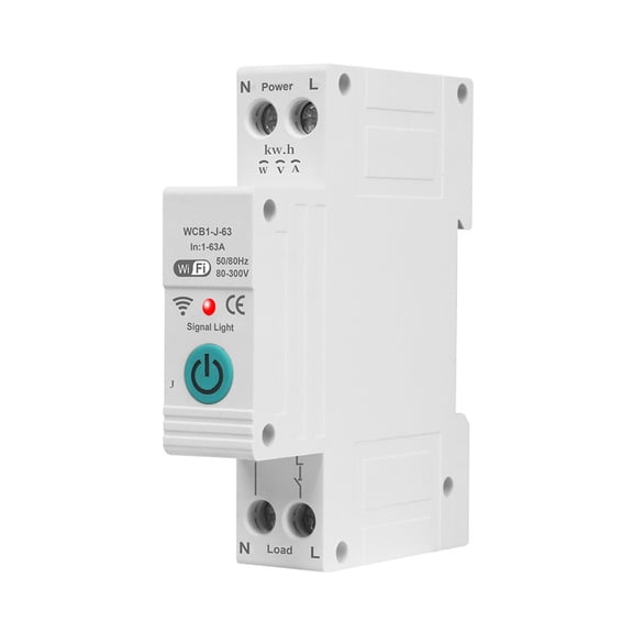 Dreamhall for Tuya Wifi Smart Circuit Breaker with Power Measurement 63A 230V Timer Switch
