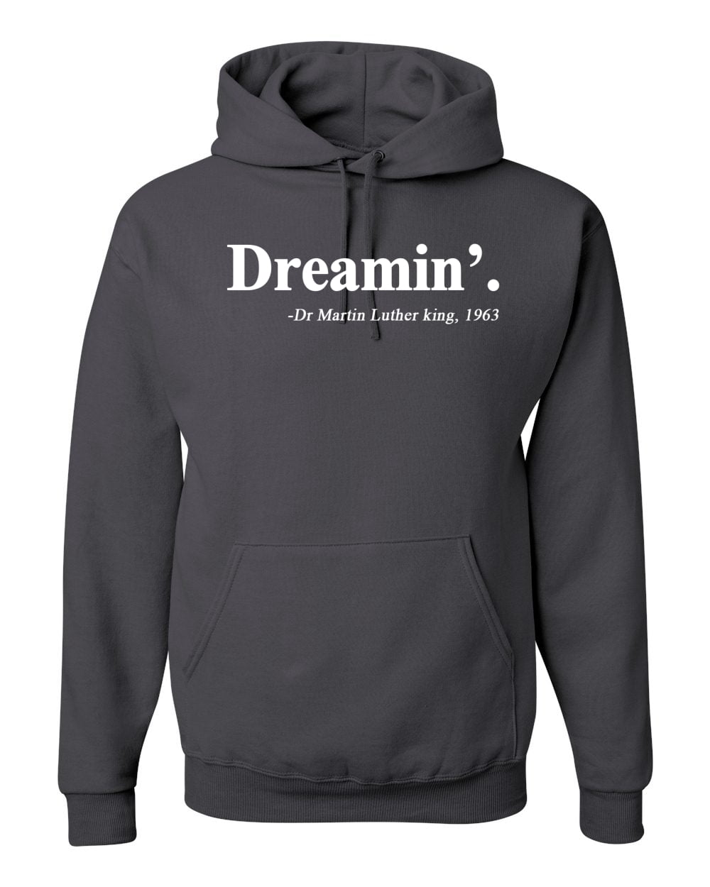 Dreamin Dr Martin Luther King Jr. 1963 Unisex Graphic Hoodie Sweatshirt Red Small Walmart