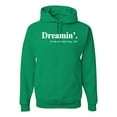 thumbnail image 1 of Dreamin' Dr Martin Luther King Jr. 1963 Unisex Graphic Hoodie Sweatshirt, Kelly, 2XL, 1 of 3