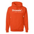 thumbnail image 1 of Dreamin' Dr Martin Luther King Jr. 1963 Unisex Graphic Hoodie Sweatshirt, Orange, 2XL, 1 of 3