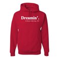 thumbnail image 1 of Dreamin' Dr Martin Luther King Jr. 1963 Unisex Graphic Hoodie Sweatshirt, Red, Medium, 1 of 3