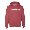 thumbnail image 1 of Dreamin' Dr Martin Luther King Jr. 1963 Unisex Graphic Hoodie Sweatshirt, Vintage Heather Red, X-Large, 1 of 3