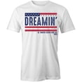 thumbnail image 1 of Dreamin' MLK Jr T-Shirt | Inspirational Quote White Tee Gift, 1 of 5