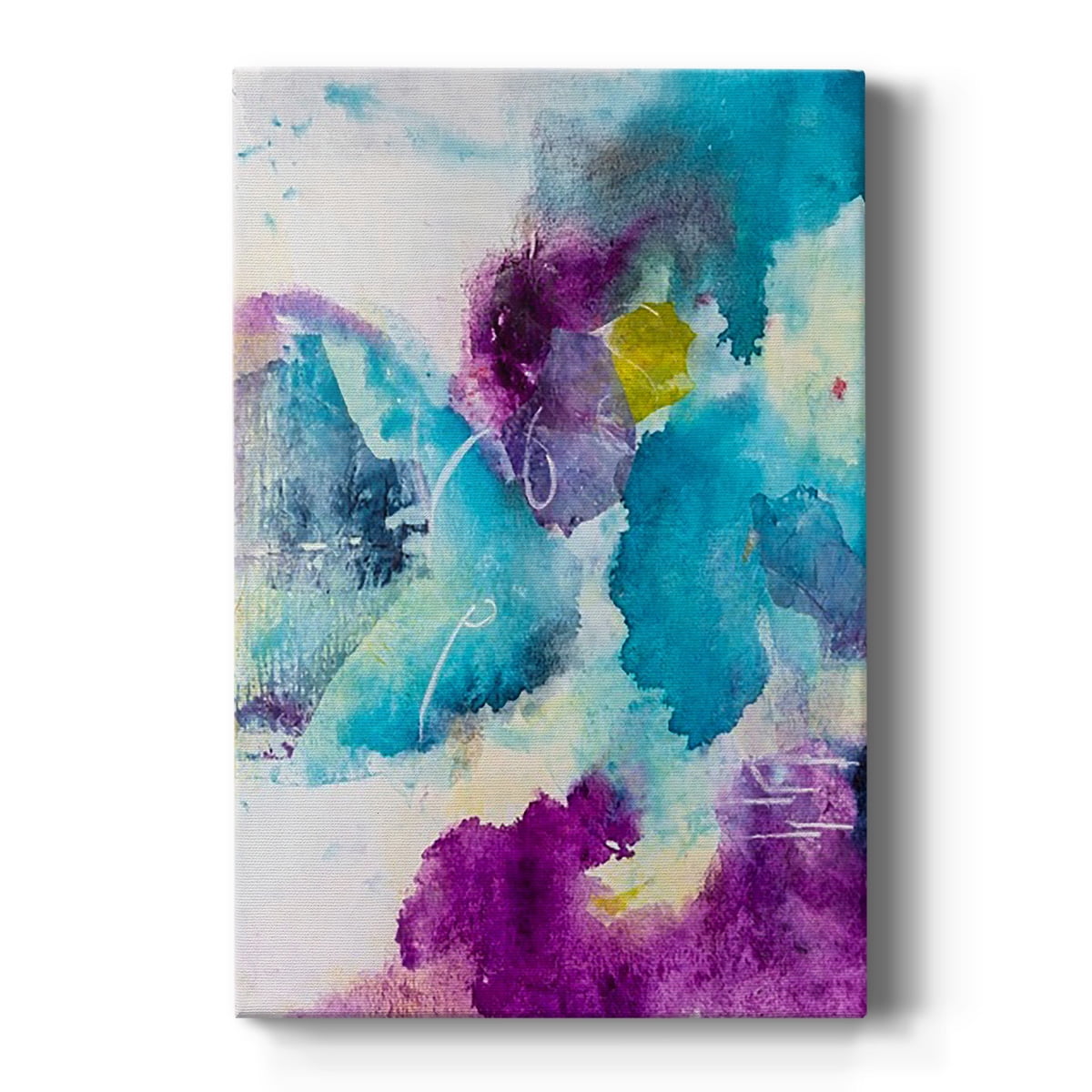 Abstract Multicolor Hand-Stretched Canvas Wall Art