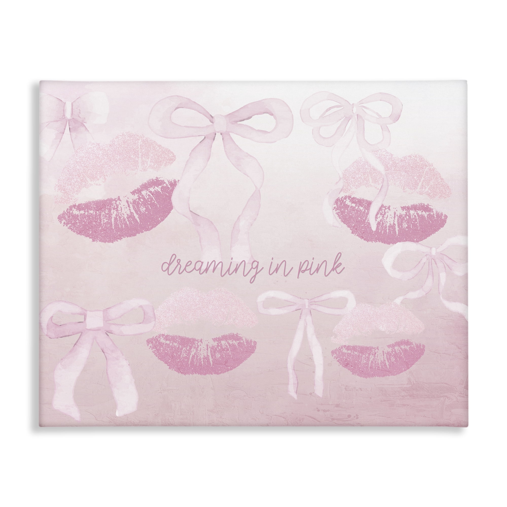 Dreaming In Pink Canvas Wall Art, design by Kim Allen