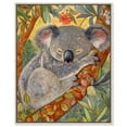 thumbnail image 1 of Dreaming Koala Canvas Print Zoo Art by Art Remedy, Silver Frame, 30 x 36, 1 of 6