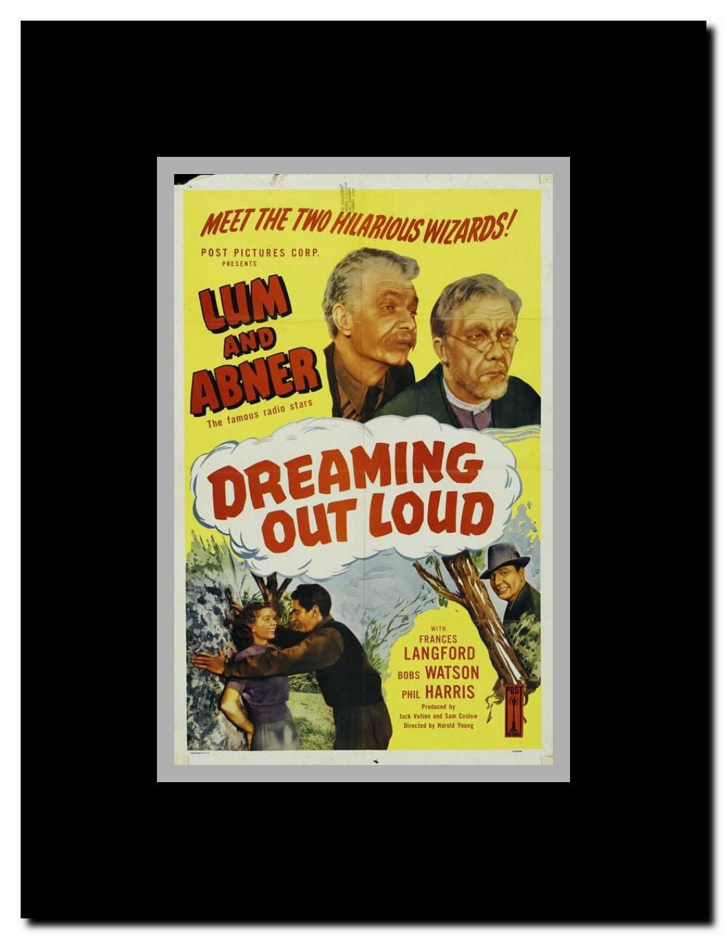 Dreaming Out Loud Framed Movie Poster